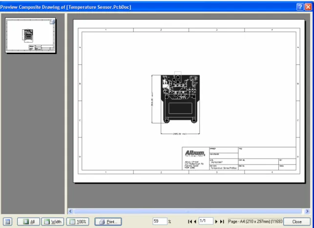 Figure 14. Print Preview window with all layers displayed. 