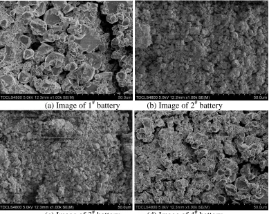 Figure 5.  Images of batteries in 1000 magnification 