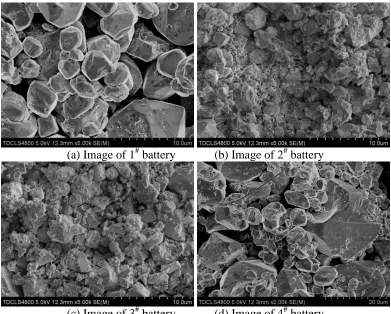 Figure 6.  Images of batteries in 1000 magnification  