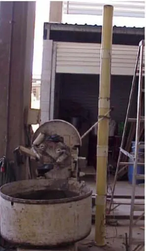 Figure 5.10 - Columns Ready For Testing