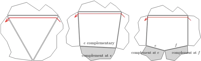 Fig. 10 Tiles with complementary edges and their complements