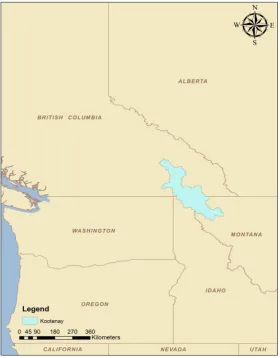 Figure 3. Kootenay River Basin 