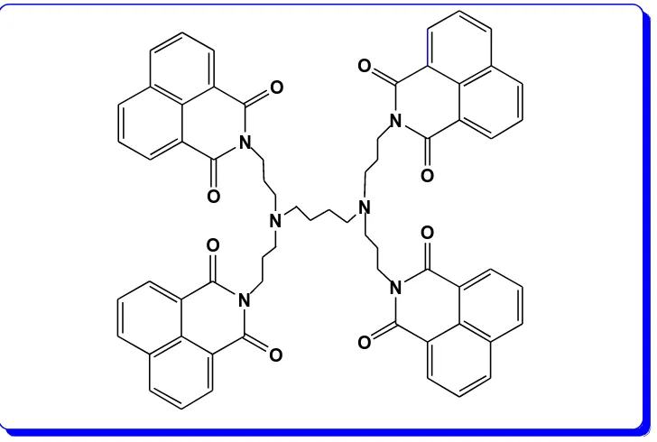 Figure 1. Chemical structure of poly(amidoamine) dendrimer (PPD). 
