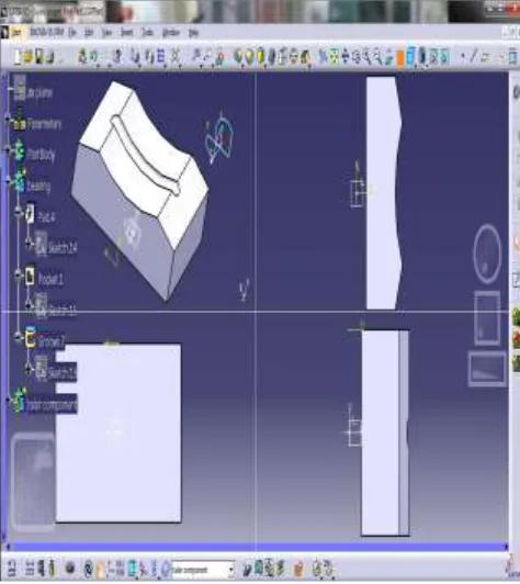 Figure 3.1: Design of Tibial Component 