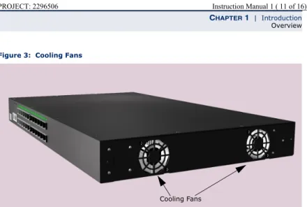 Figure 3:  Cooling Fans