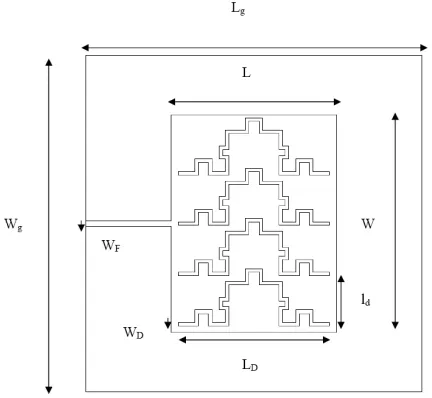 Figure 1. Schematic of the antenna.