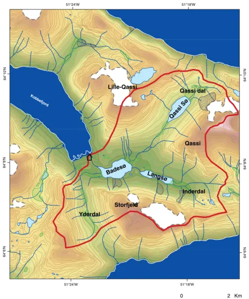 Figure 2. Close-up of the Bio- Bio-Basis study area 