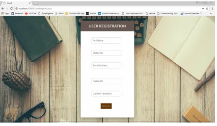 Figure 6.3: Login Page for Data User  