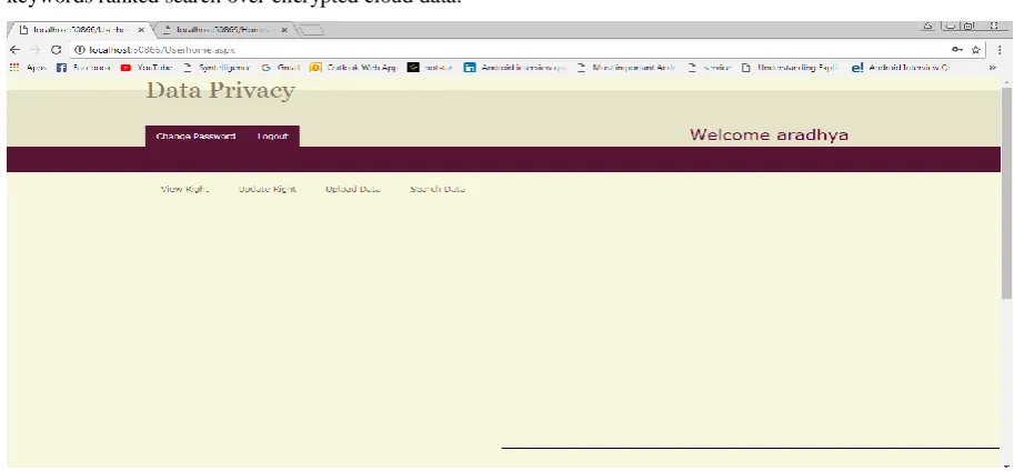 Figure 6.8: Login Window for Data User 