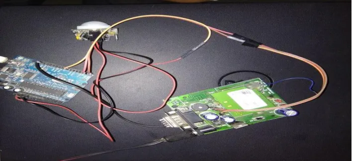 Figure 2: Circuit Diagram for Motion Detection Using PIR Sensor 