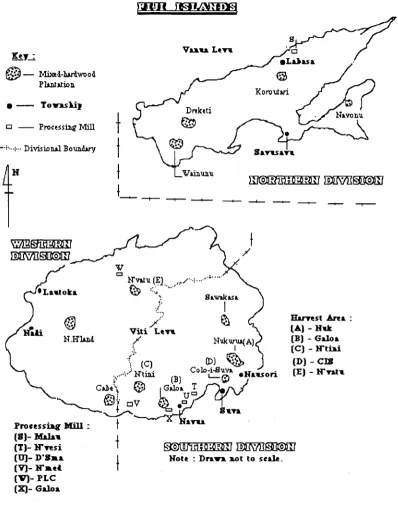 Figure 5 : Distribution of Case Study Harvest Area