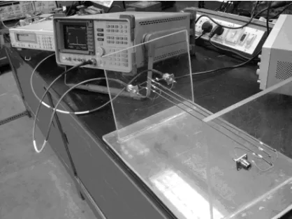 Figure 6. Simple crosstalk model (Top view).
