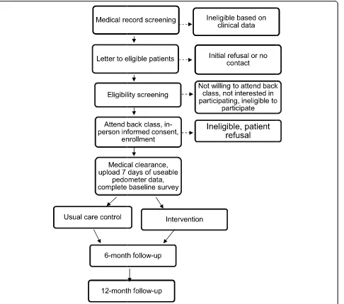 Figure 2 Flow chart describing study recruitment and enrollment process