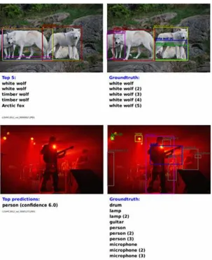 Figure 2.4: Examples of bounding boxes used from OverFeat [20]