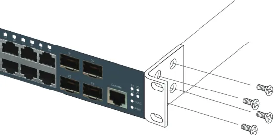 Figure 13:  Attaching the Brackets