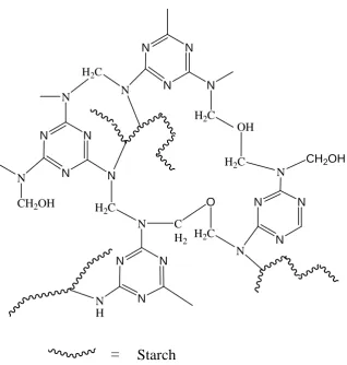 Fig. 2 Supposed principal polymer repeat unit for shell of microcapsules  
