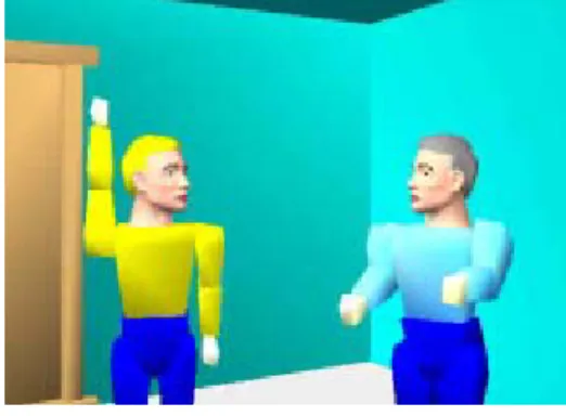 Figure 9 Hand gesture  3.  Sharing and Manipulation of 3-D Objects 