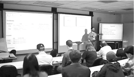 Fig. 4. In the Classroom 2000 project, we have had the ability to learn from long-term actual use in the Georgia Tech educational environment.