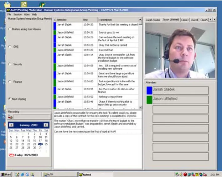 Figure 5.5 AuTM User Interface 