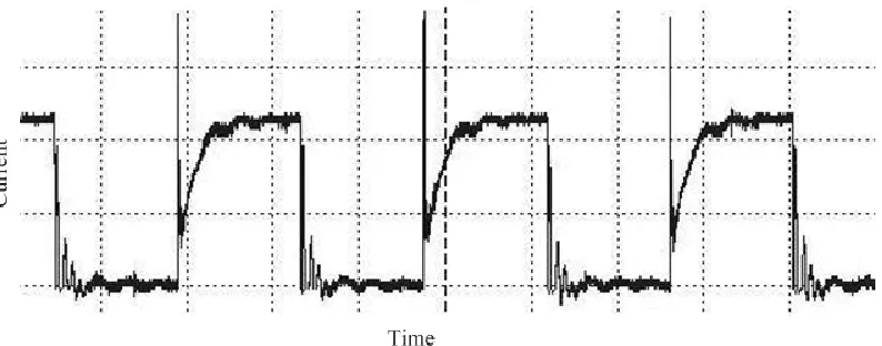 Figure 1.  Sample PWM electrolyzer current waveform  
