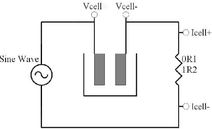 Figure 3.  Electrical schematic of the experimental setup  