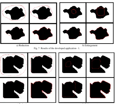 Fig. 7  Results of the developed application– 1.  