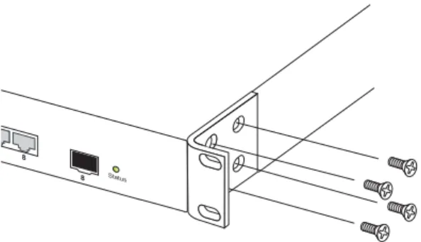 Figure 3-2  Attaching the Brackets