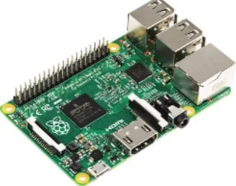 Fig. 2.  Raspberry PI (Server Board) 