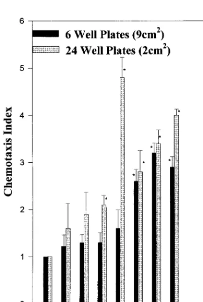 FIG. 3. Checkerboard analysis of CMEC culture supernatants. Various con-centration gradients were established by placing different dilutions (neat