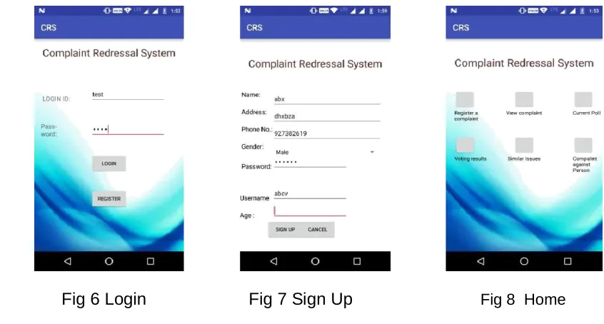 Fig 6 Login 