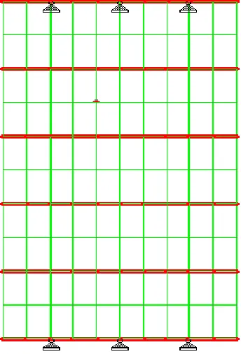 Fig 8 - Plan Of longitudinal girder of T beam 