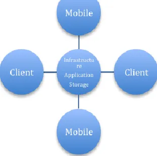 Fig 1. Infrastructure of application storage 