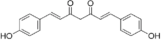 Figure 2. Chemical structure of demethoxy curcumin.  