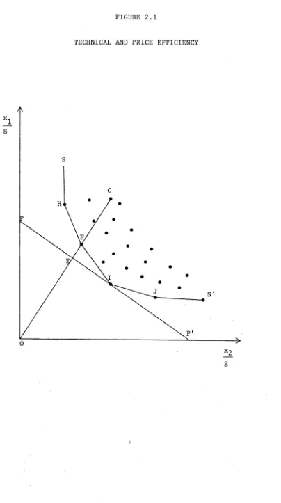 FIGURE 2.1TECHNICAL AND PRICE EFFICIENCY