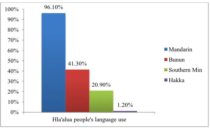Figure 4: Hla’alua people’s language use  