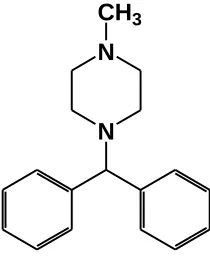 Figure 1. Chemical structure of Cyclizine   