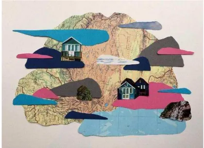 Figure 3: an example of Louise’s collages 