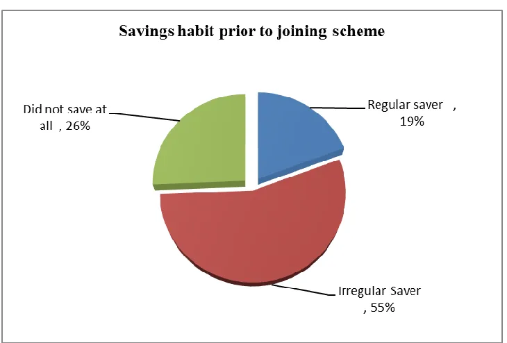 Figure 4.4: Savings Pattern 