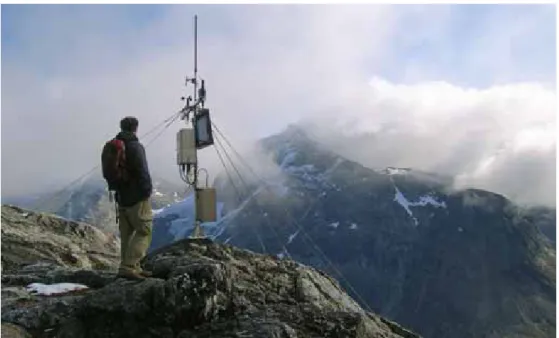 Figure 3.5 A new micro- micro-meteorological station  (M1000) was installed at  1000 m a.s.l
