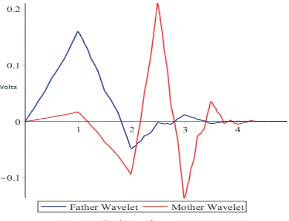 Figure 2. Wavelet basis function Db6 using Maple tool.
