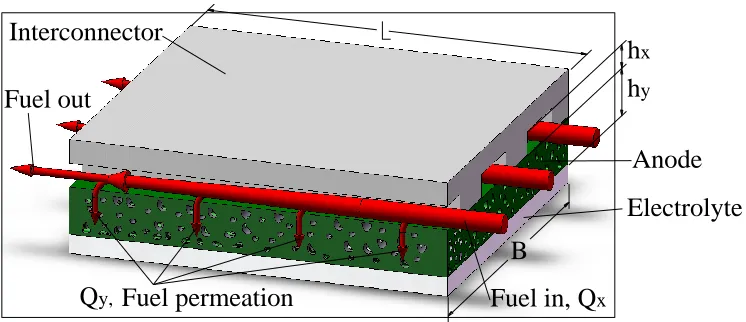 Figure 2.  Schematic illustration of the gas transport process 