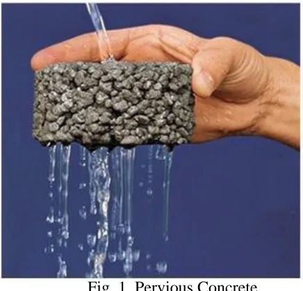 Fig. 1. Pervious Concrete 