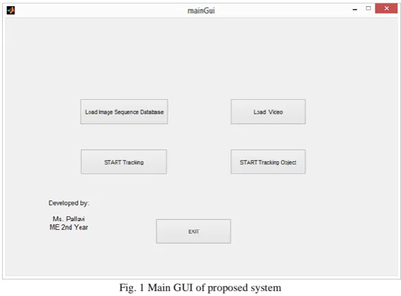 figure 1.   Fig. 1 Main GUI of proposed system 