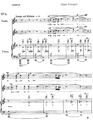 Figure 2.1 Komitas's Antuni,121 an example of how he harmonizes Armenian folk melodies 