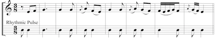 Figure 3.8 oboe solo, Second Theme of First Movement of Piano Concerto, mm. 90-97272  