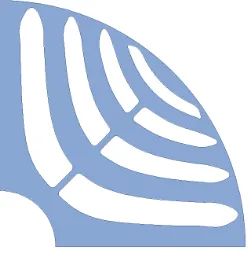 Figure 4. Rotor design used for the proposed study; the ﬂux barriers are based on the ﬂux lines patternand the uniformity of the ﬂux in a solid rotor [31].