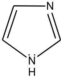 Figure 1.  (chemical formula of imidazole) 
