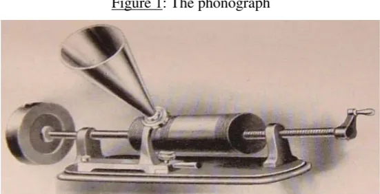 Figure 1: The phonograph 