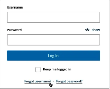 Figure 2.Represents the Login Interface with Username and Password for getting Login into the account