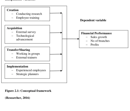 Figure 2.1: Conceptual framework  